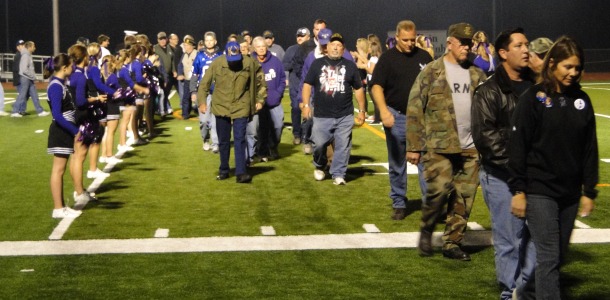 Vets to be honored at football game this Friday