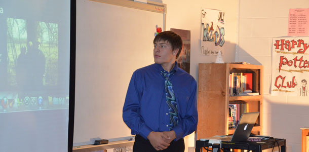 Connecting with the past, students present 'Living History' projects