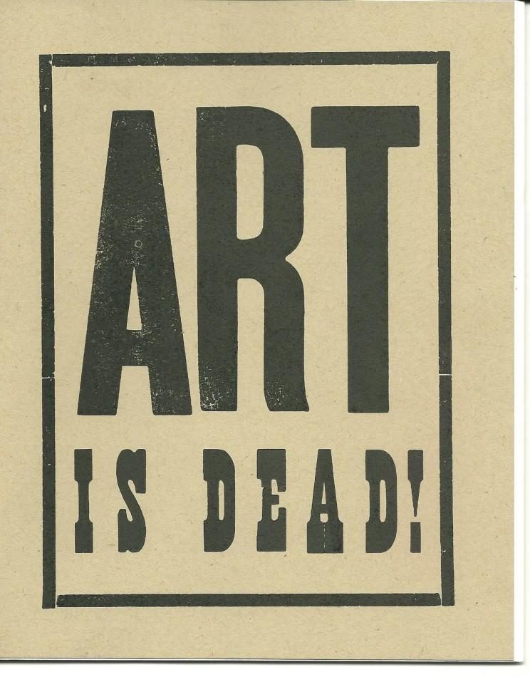 Art is dead and the news is thriving because of it