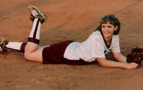 Math teacher Danielle Balsman was an avid softball player in high school.