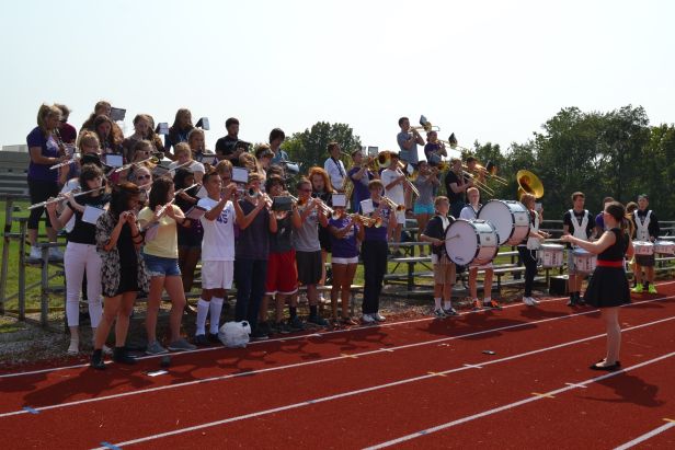 Band is playing it up for all sports this school year