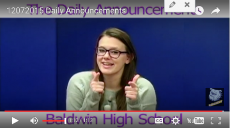 Daily Announcements 12/7/15