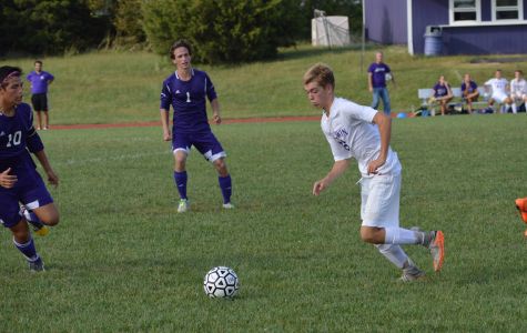 Sophomore Blayne Chapman shows off his skills on the field.