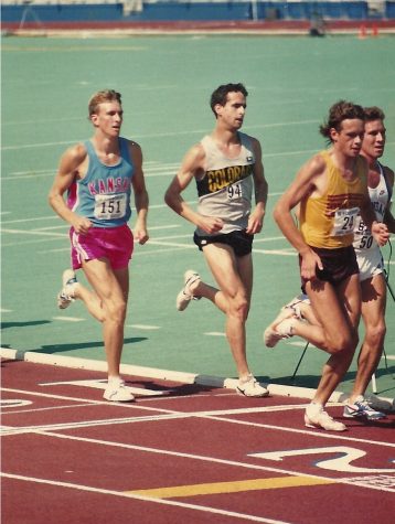 BHS coach Mike Spielman was a runner at the University of Kansas in the late 1980s.