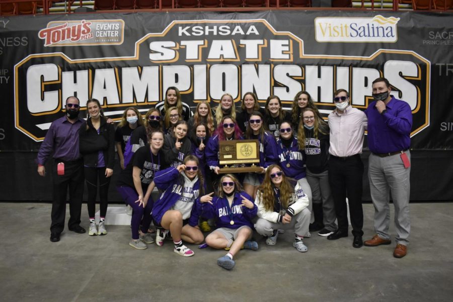 Girls wrestling team wins team state championship