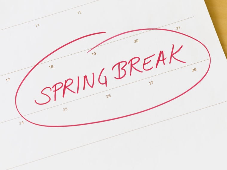 Student%2C+teachers+spring+break+plans