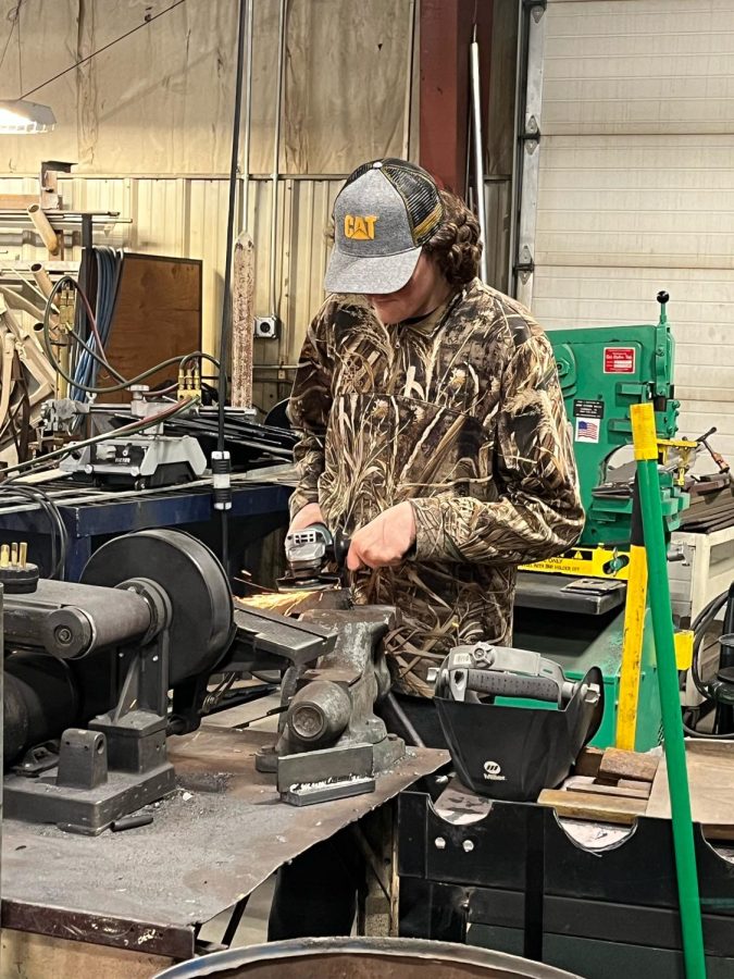 Senior welding his way to his future