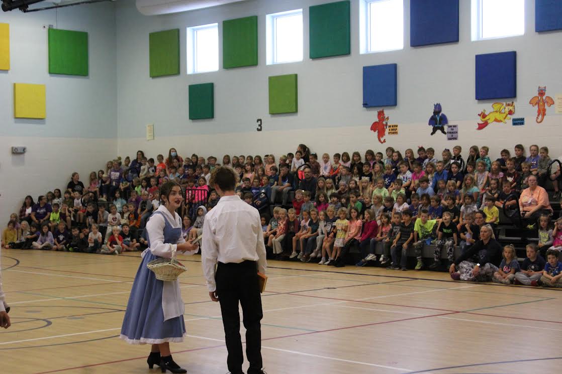 Smith and Cox performing for PC students