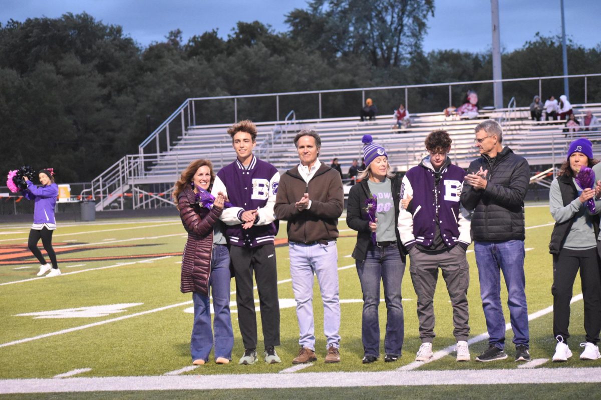 Seniors at senior night